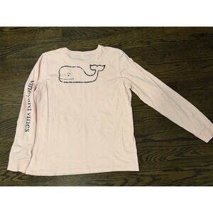 Vineyard Vines Breast Pink Long Sleeve T Shirt Top Women's Sz Large